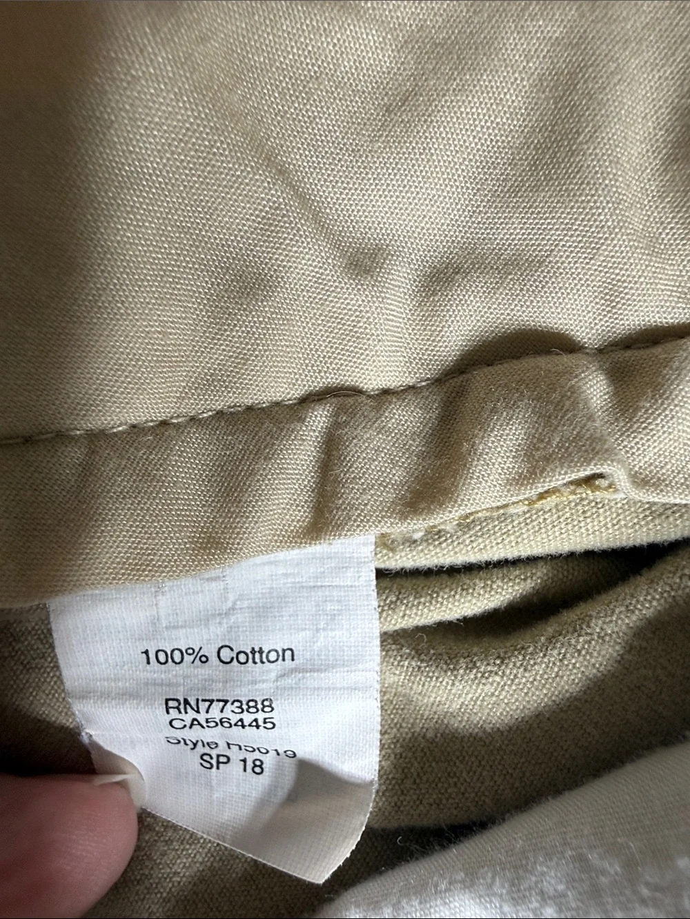 J. Crew Men's Tan Flat Front Cotton Shorts